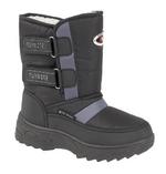 View Item Kids 'Tracer' Fleece Lined Winter Snow Boots (Black)
